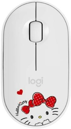 Logitech M350 Pebble Mouse Hello Kitty White
