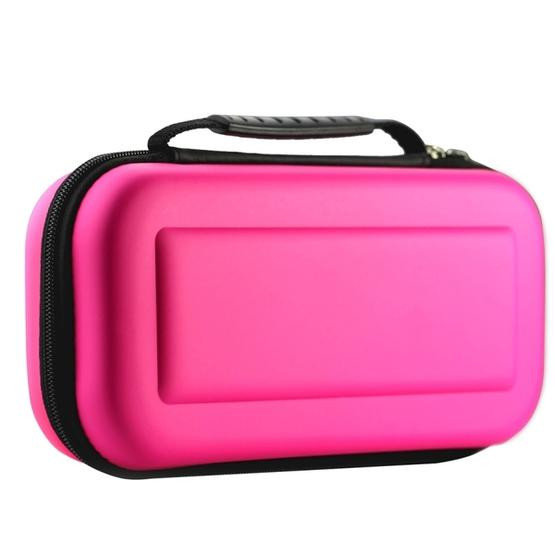 Portable EVA Storage Bag Handbag Protective Box for Nintendo Switch (Pink)