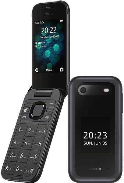 Nokia 2660 Flip Dual Sim 128MB Black (48MB RAM)