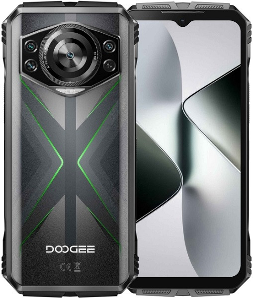 DOOGEE S118 Rugged Phone Dual Sim 512GB Black Green (12GB RAM)