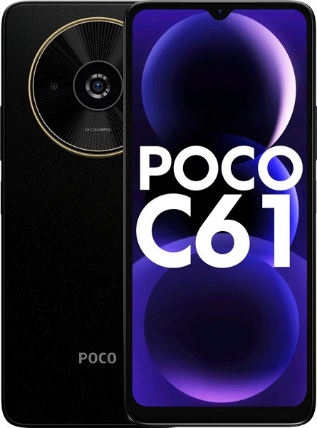 Xiaomi Poco C61 Dual Sim 128GB Black (4GB RAM) - Global Version