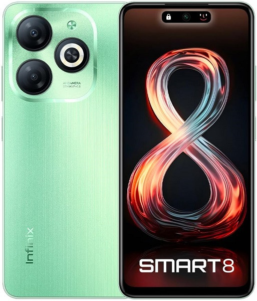 Infinix Smart 8 Dual Sim 64GB Crystal Green (4GB RAM) - Global Version