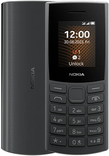 Nokia 105 4G Pro Dual Sim 128MB Charcoal (48MB RAM) - Global Version