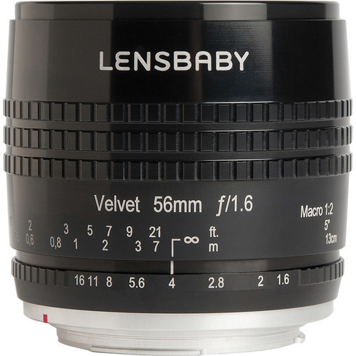 Lensbaby Velvet 56mm f/1.6 Lens (Fuji X Mount) Black