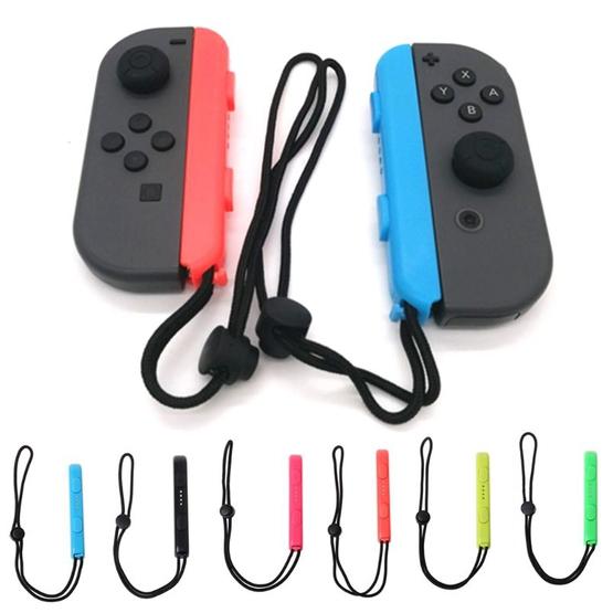 1 Pair Wrist Rope Lanyard Games Accessories for Nintendo Switch Joy-Con(Cyan)