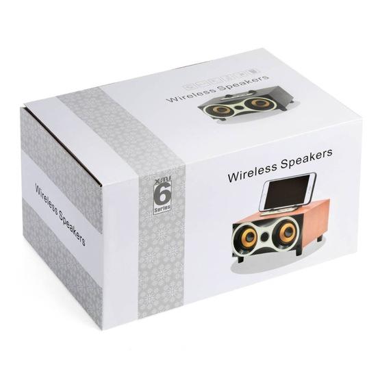 Portable Wooden Wireless Speaker Subwoofer Stereo