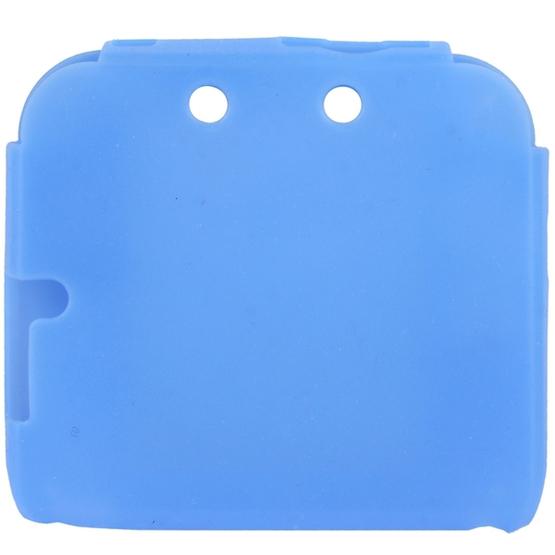 Pure Color Ultra Thin Silicone Case for Nintendo 2DS(Blue)